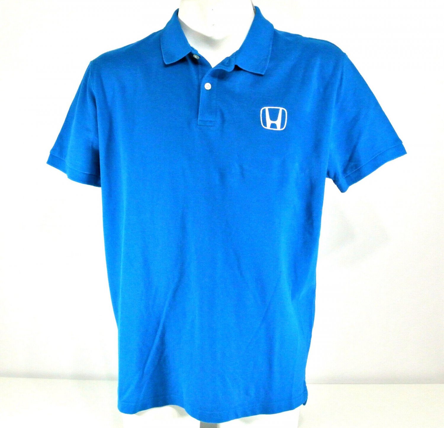 HONDA Car Automotive Employee Uniform Polo Shirt Blue Size L 48 NEW NWT