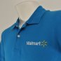 WALMART Manager Employee Uniform Polo Shirt Blue Size L NEW NWT MT