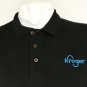 KROGER Grocery Store Employee Uniform Polo Shirt Black Size M Medium NEW