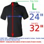 McDONALD'S Hamburgers Employee Uniform Polo Shirt Black Size L Large NEW