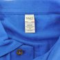 WENDY'S Hamburgers Employee Uniform Polo Shirt Blue Size M Medium NEW