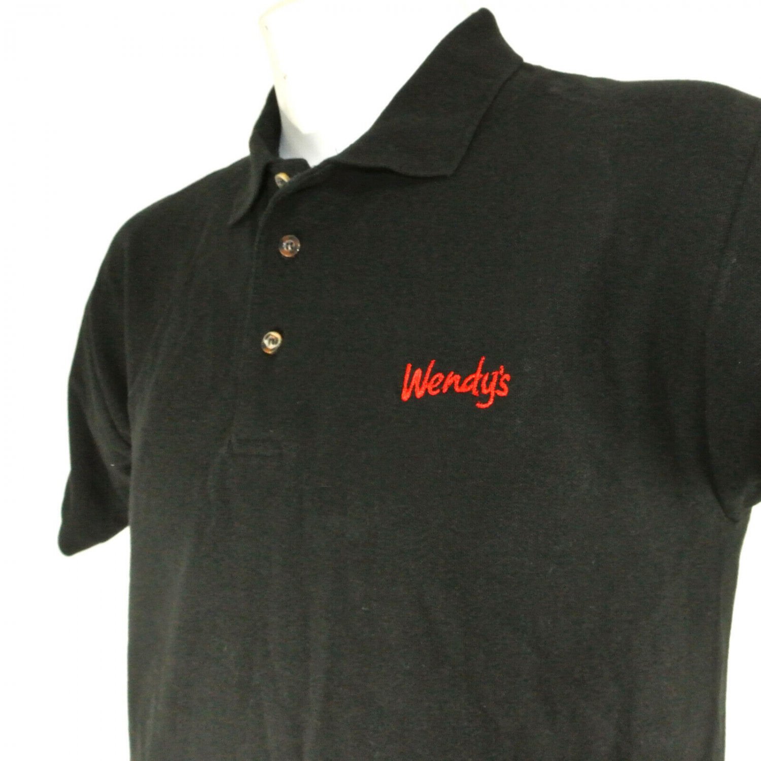WALMART Associate Employee Uniform Polo Shirt Black Size M Medium