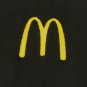 McDONALD'S Hamburgers Employee Uniform Polo Shirt Black Size XL NEW