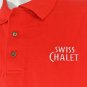 SWISS CHALET Chicken Employee Uniform Polo Shirt Red Size L Large NEW