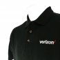 VERIZON Communications Tech Employee Uniform Polo Shirt Black Size M Medium NEW
