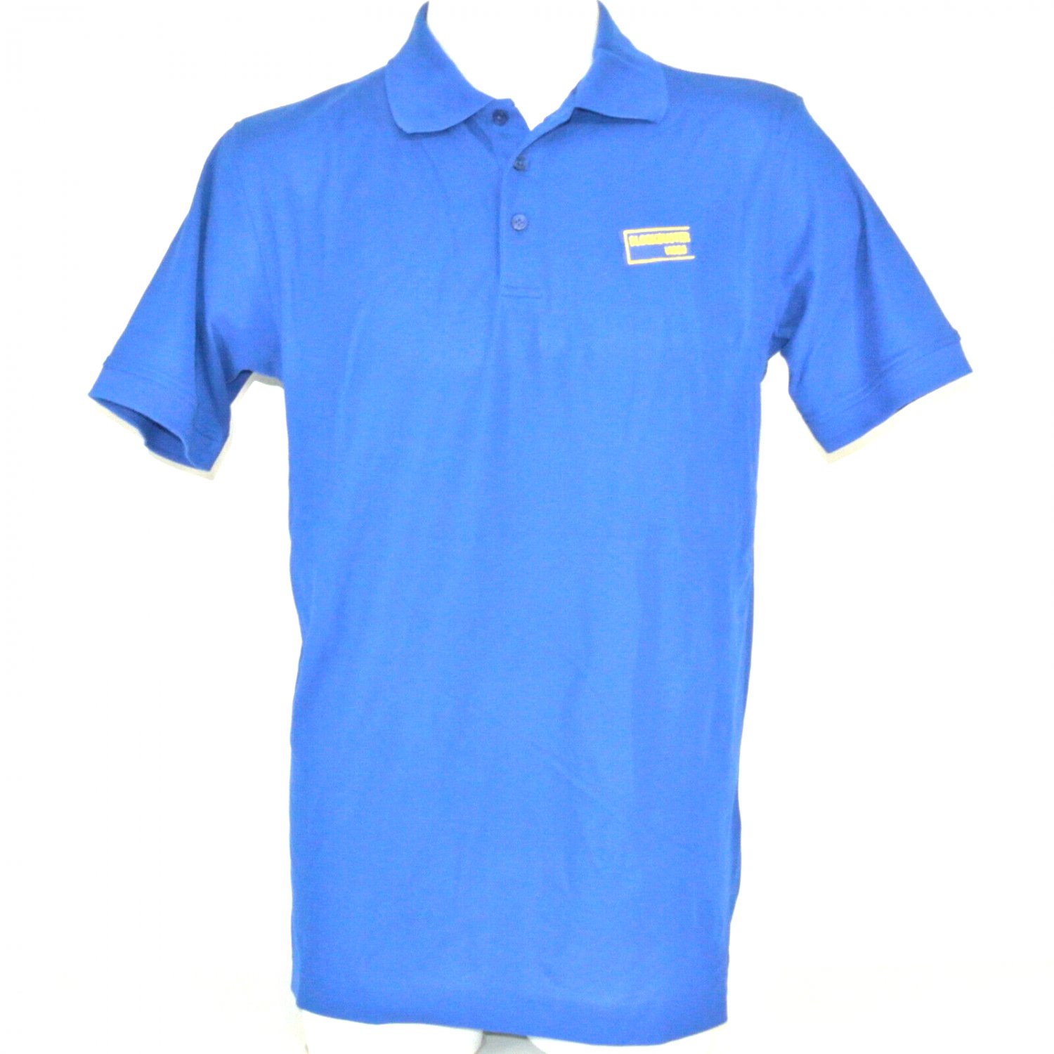 BLOCKBUSTER VIDEO 1990s Employee Uniform Polo Shirt Men's Size L Large NOS NEW