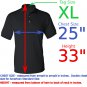 DENNY'S DINER Restaurant Employee Uniform Polo Shirt Black Size XL NEW