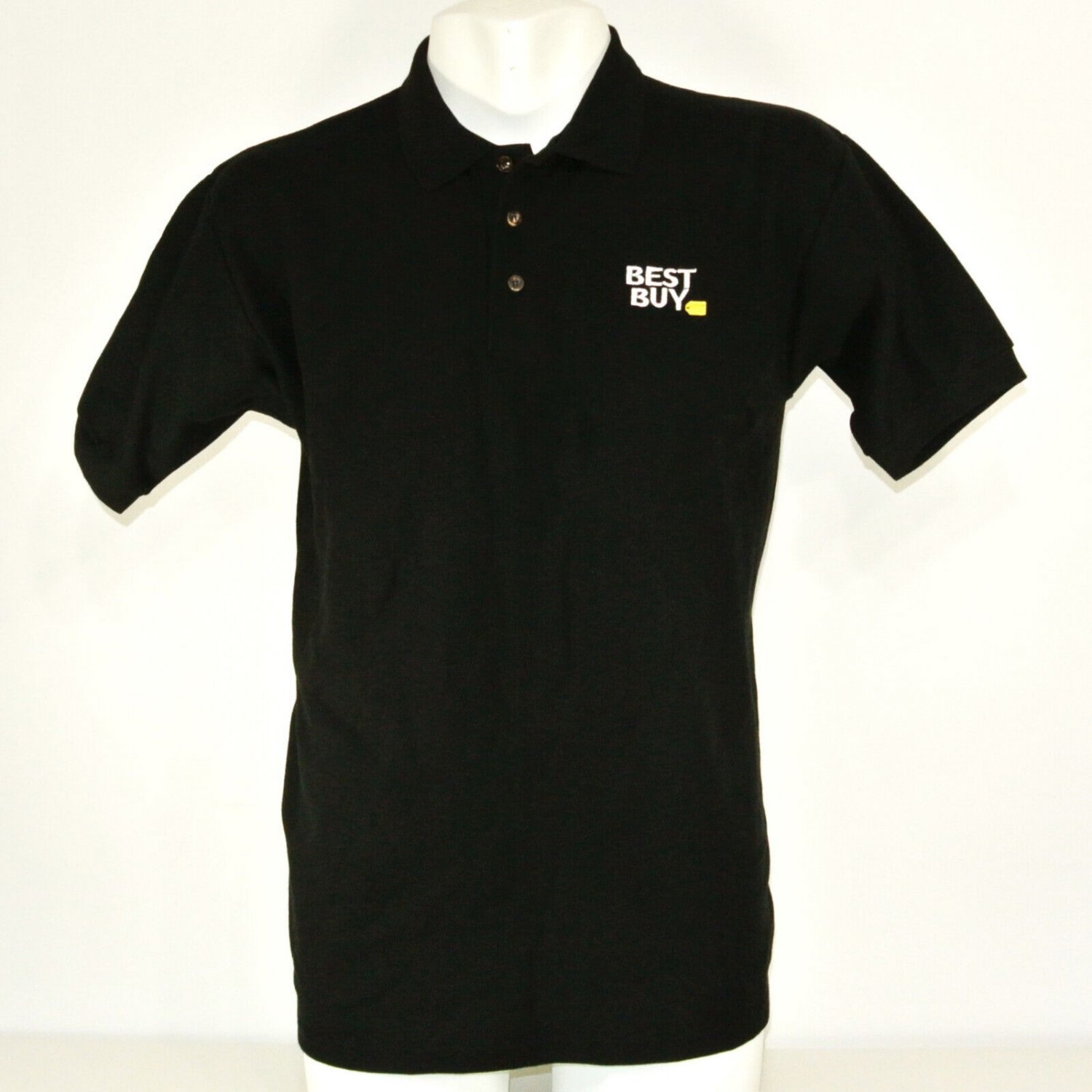BEST BUY Store Manager Employee Uniform Polo Shirt Black Size XL NEW