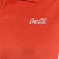 COCA-COLA Merchandising Employee Uniform Polo Shirt Red Size L Large NEW
