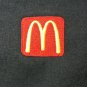 McDONALD'S Fast Food Employee Uniform Polo Shirt Black Size XL NEW