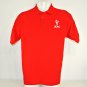 KFC Kentucky Fried Chicken Employee Uniform Polo Shirt Red Size M Medium NEW