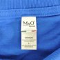 WENDY'S Hamburgers Employee Uniform Polo Shirt Blue Size L Large NEW