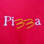 McDONALD'S Pizza Employee Uniform Polo Shirt Red Size XL NEW