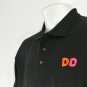 DUNKIN' DONUTS DD Employee Uniform Polo Shirt Black Size XL NEW