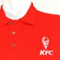 KFC Kentucky Fried Chicken Employee Uniform Polo Shirt Red Size XL NEW