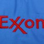 EXXON Gas Station Oil Employee Uniform Polo Shirt Blue Size M Medium NEW