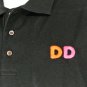 DUNKIN' DONUTS DD Employee Uniform Polo Shirt Black Size M Medium NEW