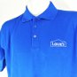 LOWE'S Hardware Employee Uniform Polo Shirt Blue Size M Medium NEW