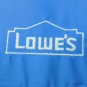 LOWE'S Hardware Employee Uniform Polo Shirt Blue Size M Medium NEW