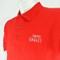 SWISS CHALET Chicken Employee Uniform Polo Shirt Red Size XL NEW