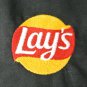 LAY'S Chips Merchandiser Employee Uniform Polo Shirt Black Size L Large NEW