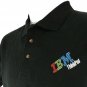 IBM ThinkPad Vintage Tech Employee Uniform Black Polo Shirt Size XL