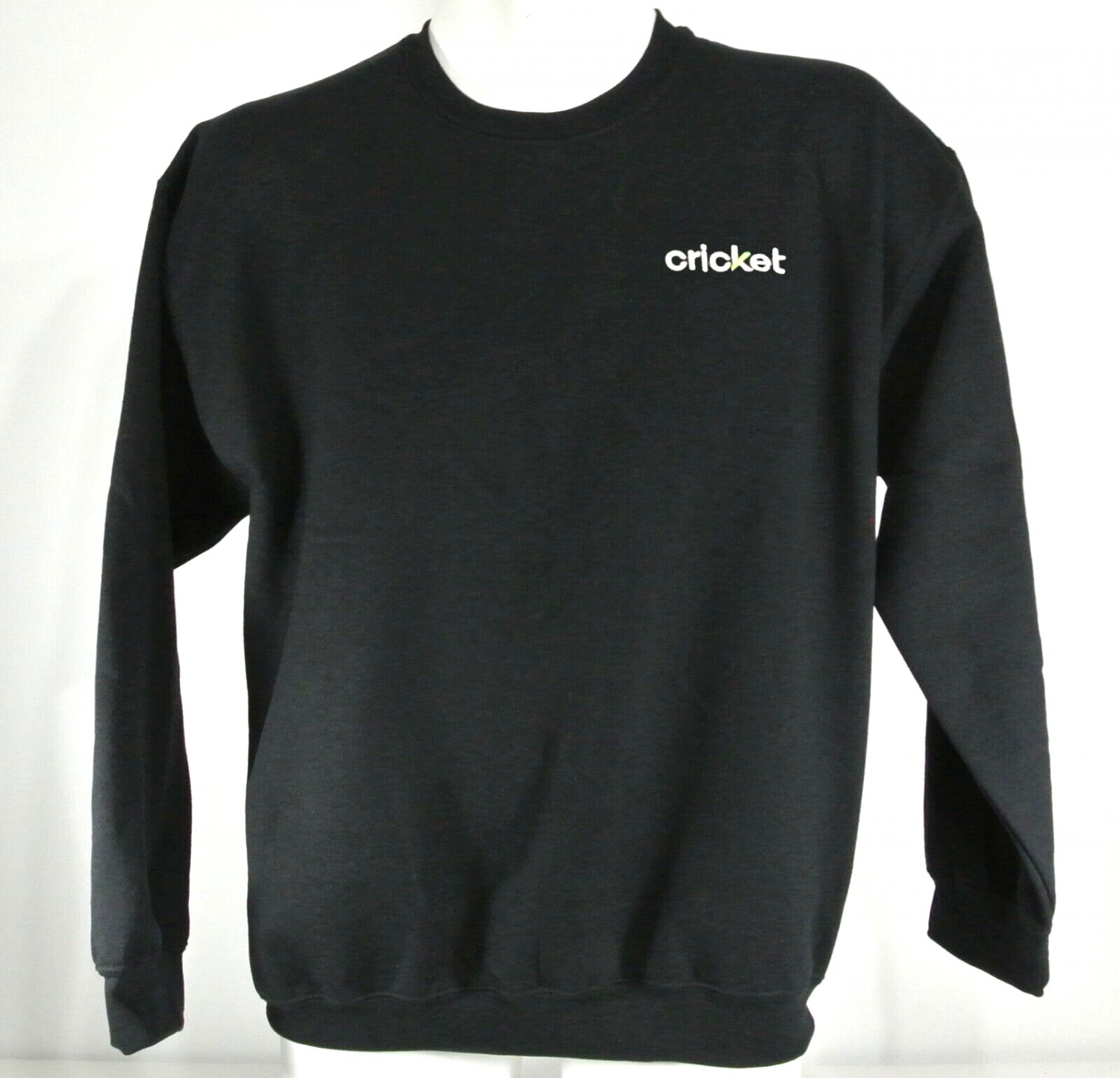 CRICKET Wireless Mobility Employee Uniform Sweatshirt Black Size L Large NEW