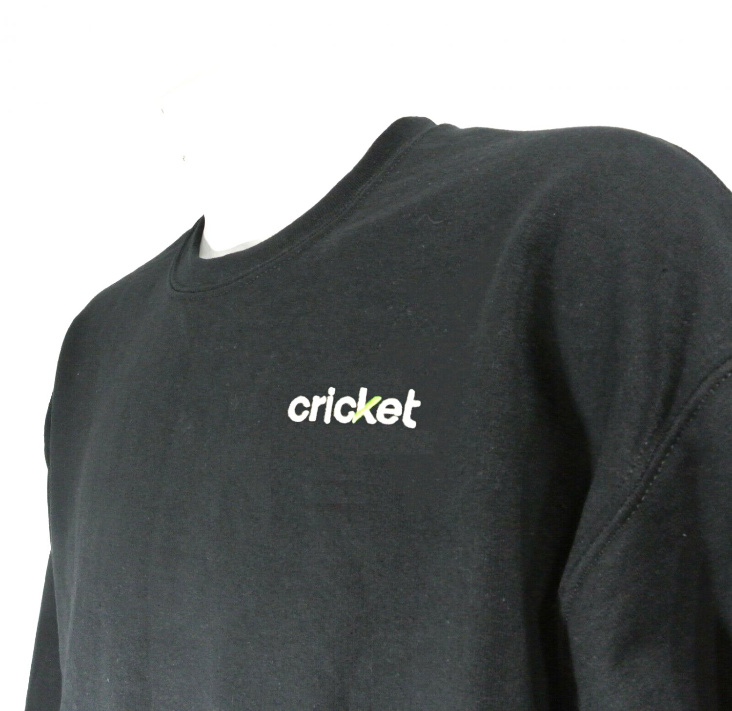 CRICKET Wireless Mobility Employee Uniform Sweatshirt Black Size L Large NEW
