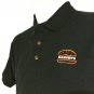 HARVEY'S Hamburgers Employee Uniform Polo Shirt Black Size M Medium NEW