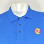 LAY'S Frito Lay Potato Chips Employee Uniform Polo Shirt Blue Size XL NEW