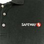 SAFEWAY Grocery Store Employee Uniform Polo Shirt Black Size S Small NEW