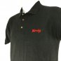WENDY'S Hamburgers Employee Uniform Polo Shirt Black Size S Small NEW