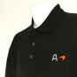 ARROW McLAREN IndyCar Team Polo Shirt Black Indy Racing Size 2XL NEW