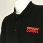 DUNKIN' DONUTS Employee Uniform Polo Shirt Black Size 2XL NEW