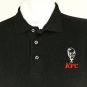 KFC Kentucky Fried Chicken Employee Uniform Polo Shirt Black Size 2XL NEW