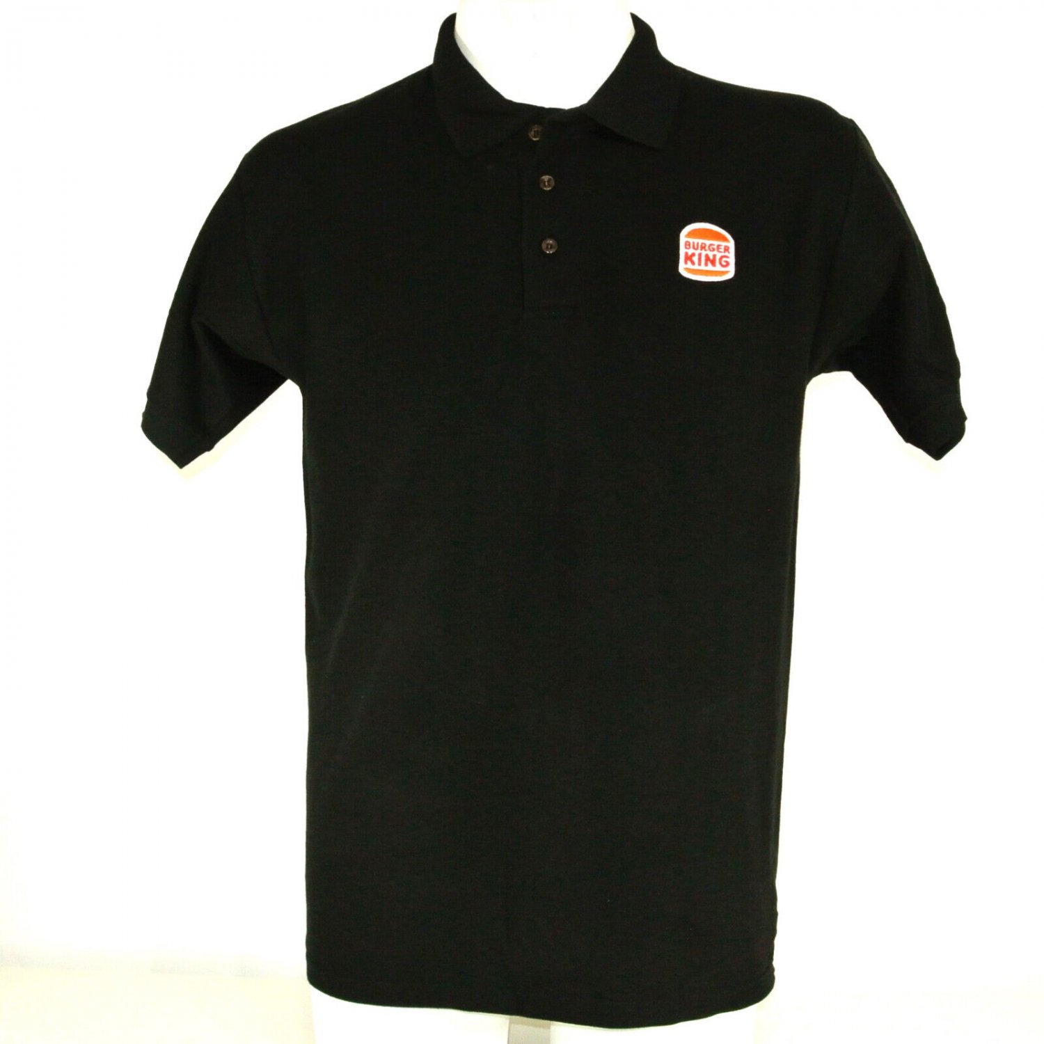 BURGER KING Employee Uniform Polo Shirt Black Size 2XL NEW