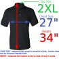 K MART Department Store Employee Uniform Vintage Black Polo Shirt Size 2XL