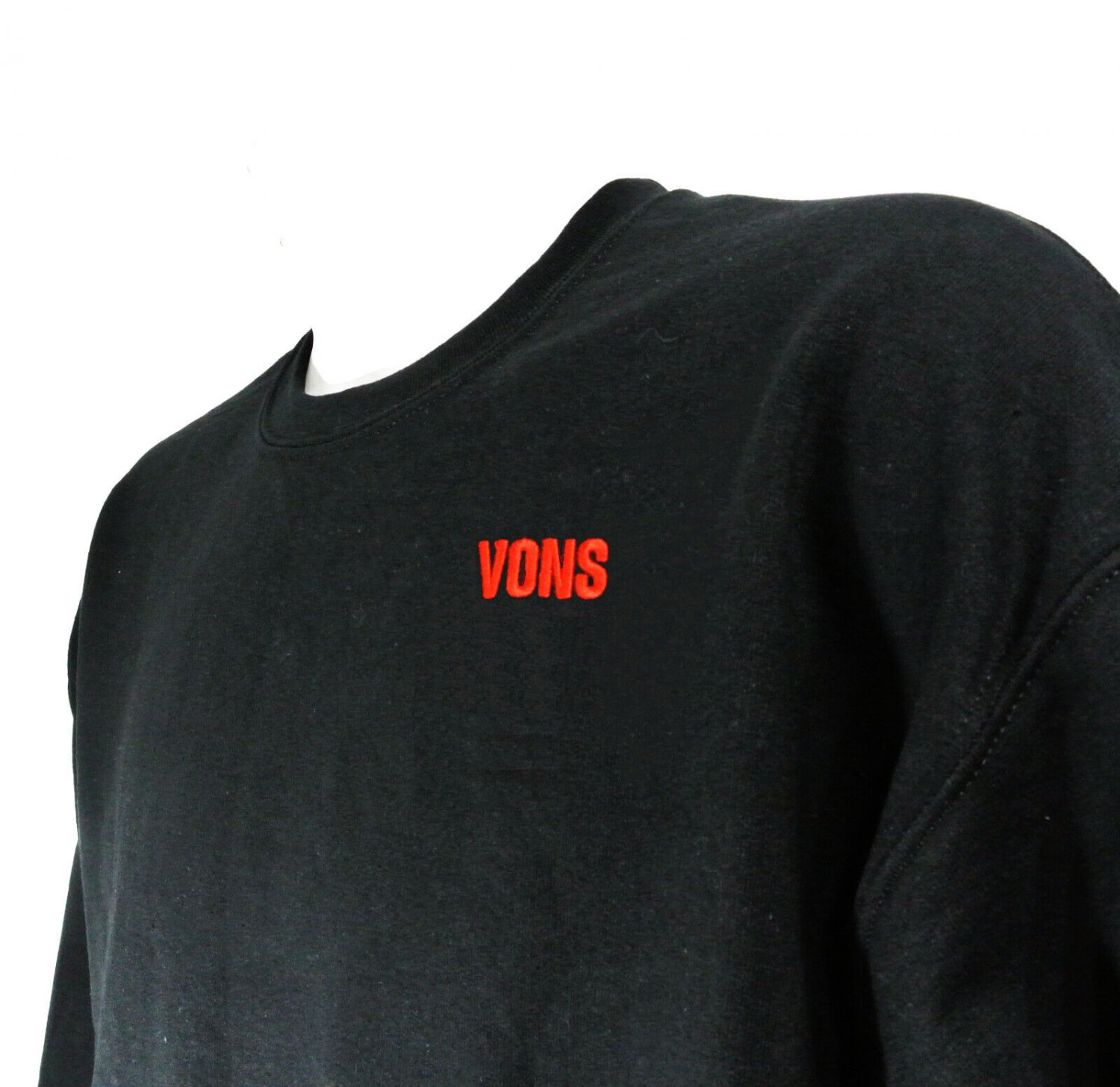 VONS Grocery Store Employee Uniform Sweatshirt Black Size 2XL NEW