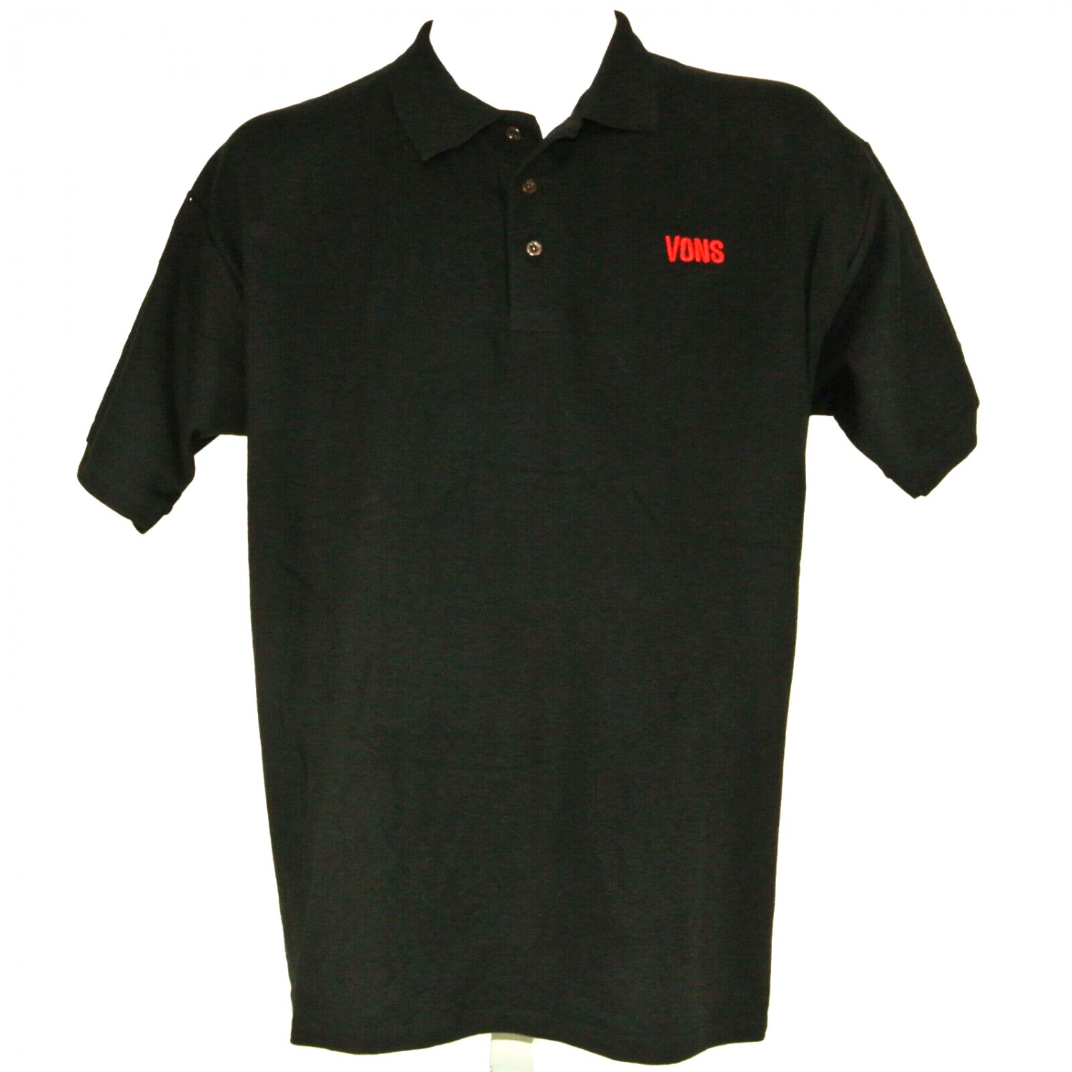 VONS Grocery Store Employee Uniform Polo Shirt Black Size 3XL NEW