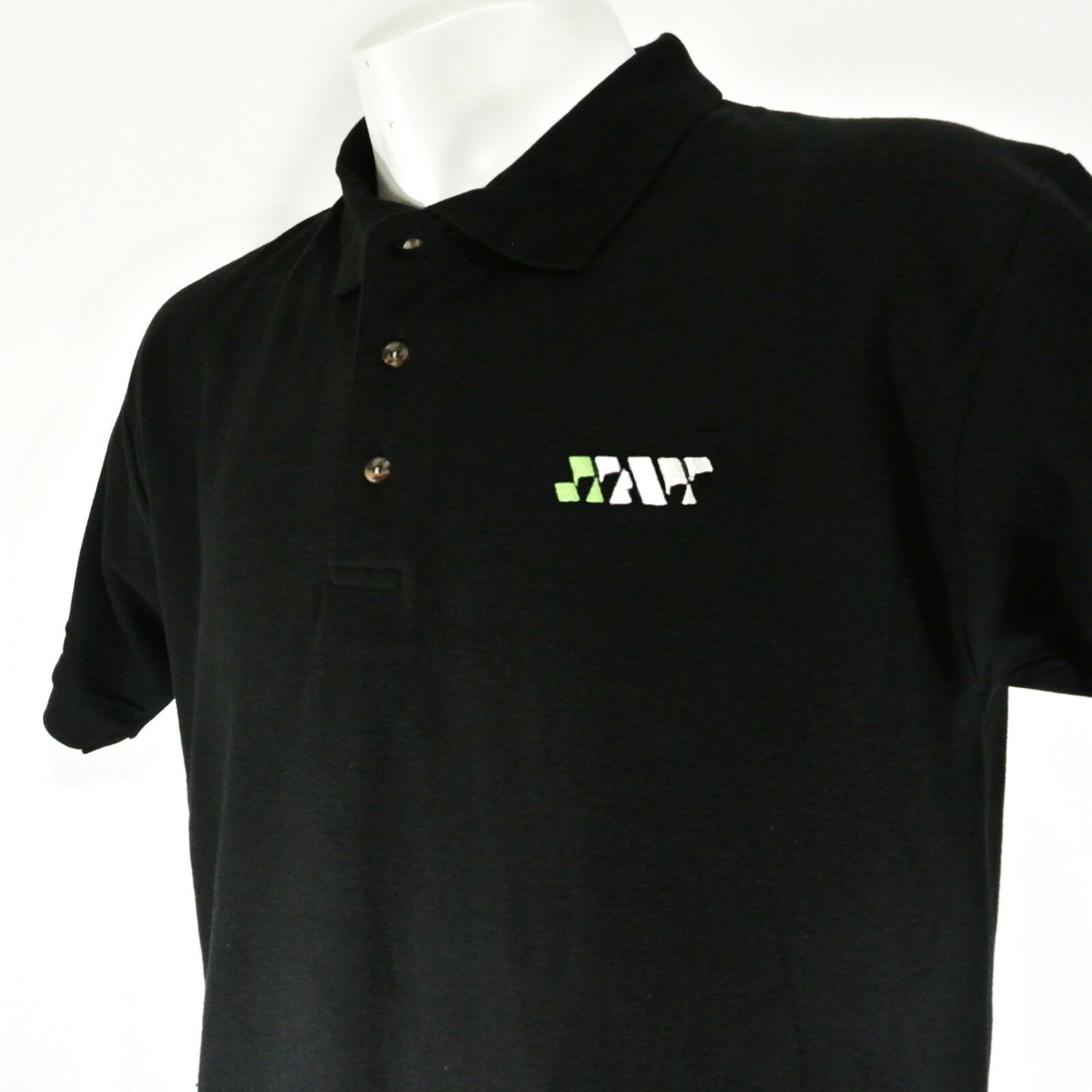 Juncos Hollinger Racing IndyCar Team Polo Shirt Black Indy Size L Large NEW