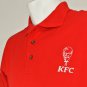 KFC Kentucky Fried Chicken Employee Uniform Red Polo Shirt Size XL NEW
