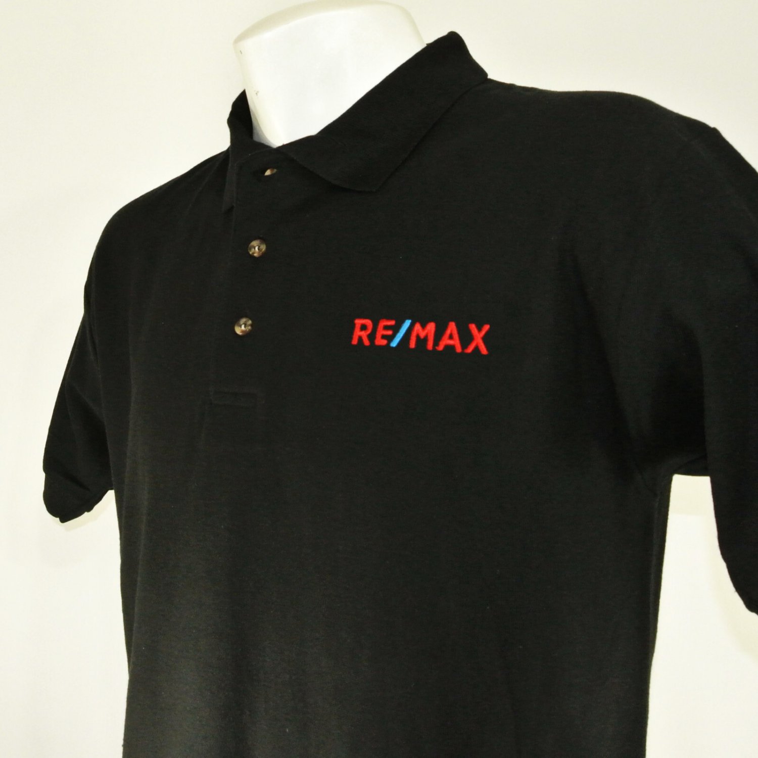 REMAX Real Estate Property Agent Uniform Polo Shirt Black Size M Medium NEW