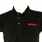 VERIZON Communications Cell Employee Uniform Polo Shirt Black Size XL NEW