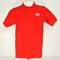HILLS Department Store Vintage Employee Uniform Polo Shirt Red Size L Large NEW