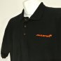 McLAREN IndyCar Team Polo Shirt Black Indy Racing Size XL NEW