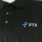 FTX Crypto Exchange Employee Uniform Polo Shirt Black Size M Medium