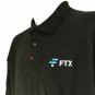 FTX Crypto Exchange Employee Uniform Polo Shirt Black Size M Medium