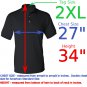 McDONALDS Hamburgers Employee Uniform Polo Shirt Black Size 2XL NEW