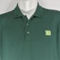 TD BANK Employee Uniform Polo Shirt Green Size L Large NEW