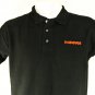 POPEYES Fried Chicken Employee Uniform Polo Shirt Black Size L Large NEW